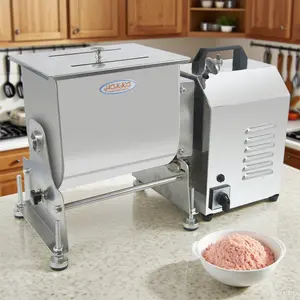 Hakka Electric 45 Pound/22.5L Tilt Tank Meat Mixer Commercial Countertop Machine