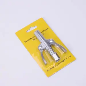 Lubricating Grease Machine Coupling with Strong Lock Mechanism 10000 PSI Quick Release Adapter Compatible with 1/8" NPT Fittings Secure Connections Easy Operation Versatile Compatibility Mechanic Tools