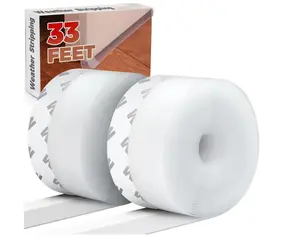 Door Weather Stripping Door Seal Strip, SealingSticker Sealing Tape for Door Draft StopperAdhesive for Doors, Suitable for Windows, Doors