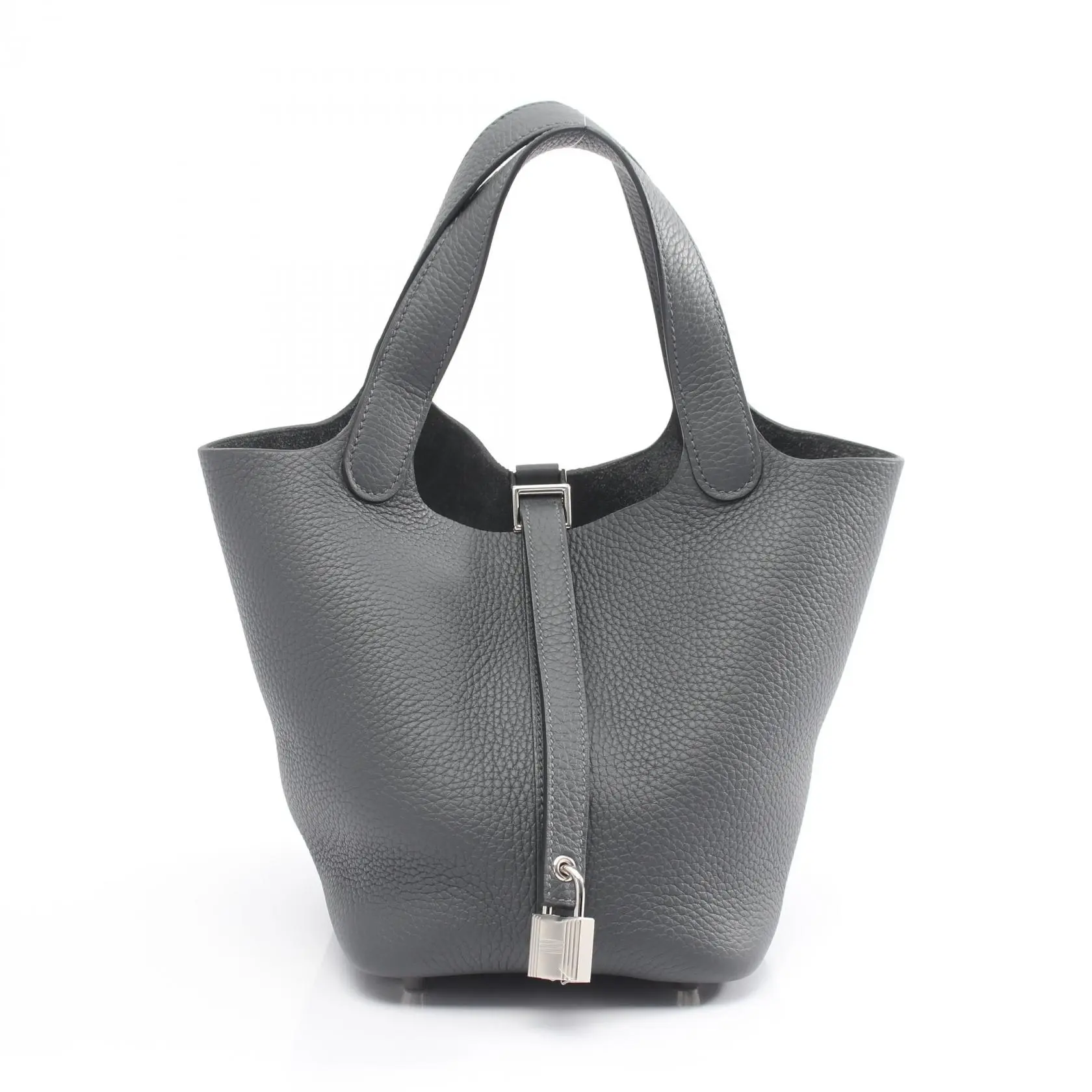Pre-owned HERMÈS Calfskin Shoulder Bags Hermes Picotin Lock PM Handbag