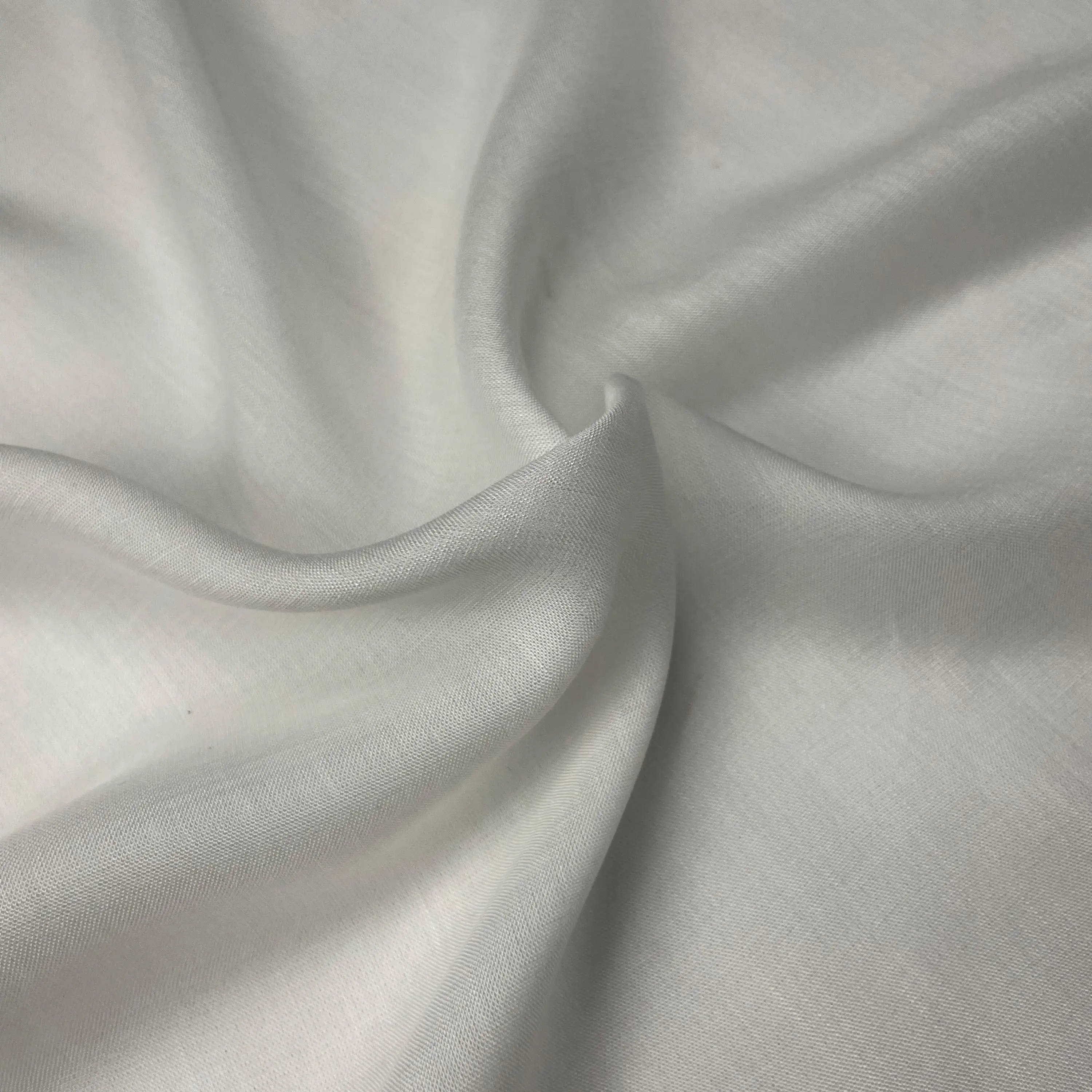 White Tencel Voile Dressmaking Fabric - Lightweight, Soft, Eco-Friendly | Ideal for Dresses, Blouses | Sold by the Yard