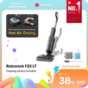 Roborock F25 series Wet Dry Vacuum Cleaner and Mop (F25 Series), 194°F High temperature Self Cleaning & Hot Air Flash Drying,  20000Pa Cordless Vacuum Mop Combo, 180° Lie-Flat Hard  Floor Cleaner, Edge to Edge Cleaning #DealsForYouDays
