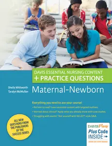 USED-Maternal-Newborn: Davis Essential Nursing Content + Practice Questions by Whitworth, Sheila C. (Paperback)