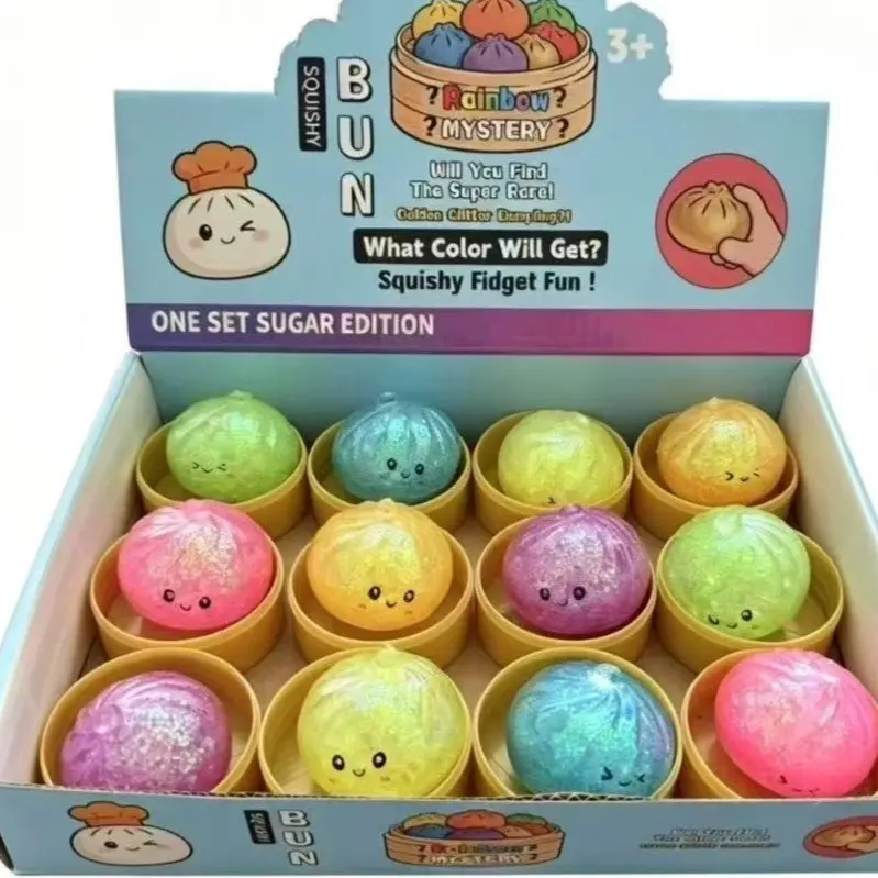Small Glitter Glow Dumplings, Classic & Novelty Stress Relief Toy