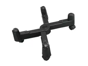 Syba SY-ACC65029 Mobile Desktop Tower Computer Floor Stand Rolling Caster Wheels and Adjustable Width from 6" to 10"
