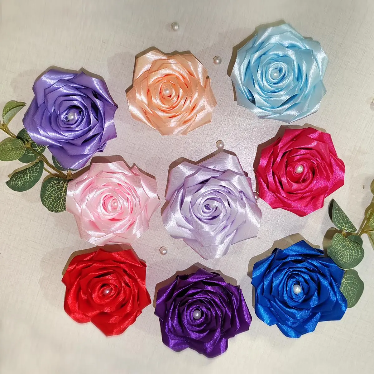 Artificial Rose Petals, 100pcs/set Handmade Silk Rose Petals, DIY Eternal Rose Permanent Bouquet Eternal Flower for Birthday Wedding Party Decor Decorative Faux Flower Diy Fake Flowers Artificial Flower Decorations, Diy Floral Decoration
