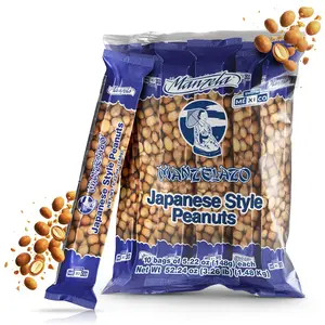 Manzela Japanese Style Coating Peanuts,Mexicano, Size 10 ct/6.35 oz Each, 1-Pack