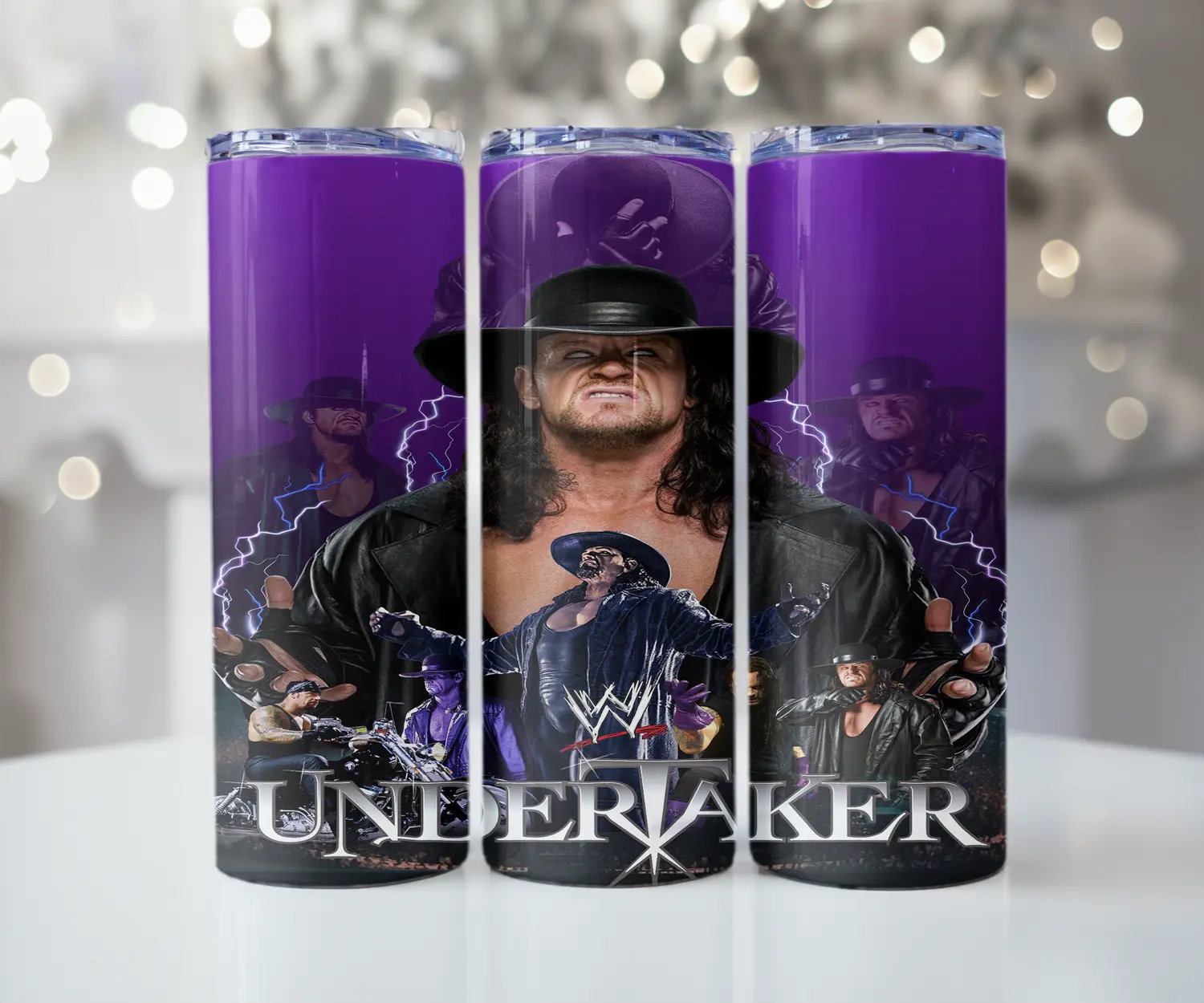 The Undertaker Collage Tribute Tumbler - Perfect for Your Drink - Drinkware, Bottle