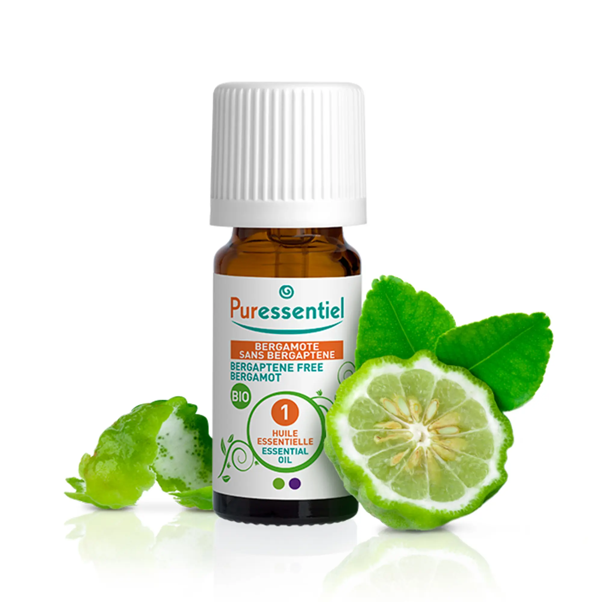 Organic Essential Oil - Bergamot by Puressentiel for Unisex - 0.34 oz Oil Organic Essential Oil - Bergamot by Puressentiel for Unisex - 0.34 oz Oil