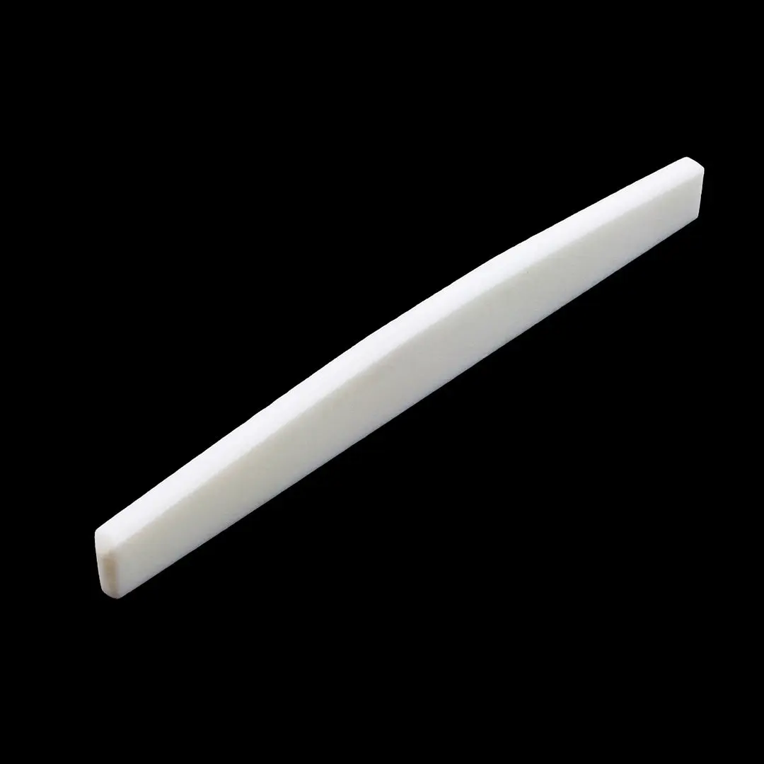 Allparts Radiused Bone Saddle with Radiused Top for Acoustic Musical Instruments, Classical Guitars & Gear Accessories