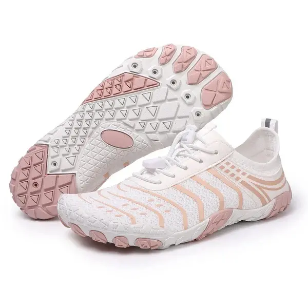Elderly Anti-Slip Slip-On Sports Sneakers - Soft-Soled Lightweight Comfy Mesh Daily Walking Shoes, Cushioned Shock-Absorbent Footwear for Foot Pressure Relief, Walking Relaxed Footwear