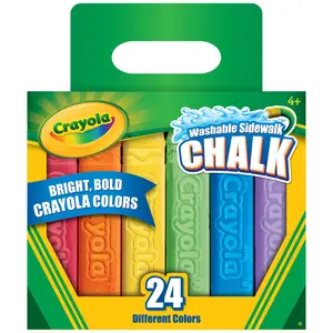Crayola® Washable Sidewalk Chalk (24 Pieces)
