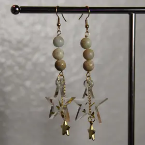 Celestial Charm Handmade Resin Earrings