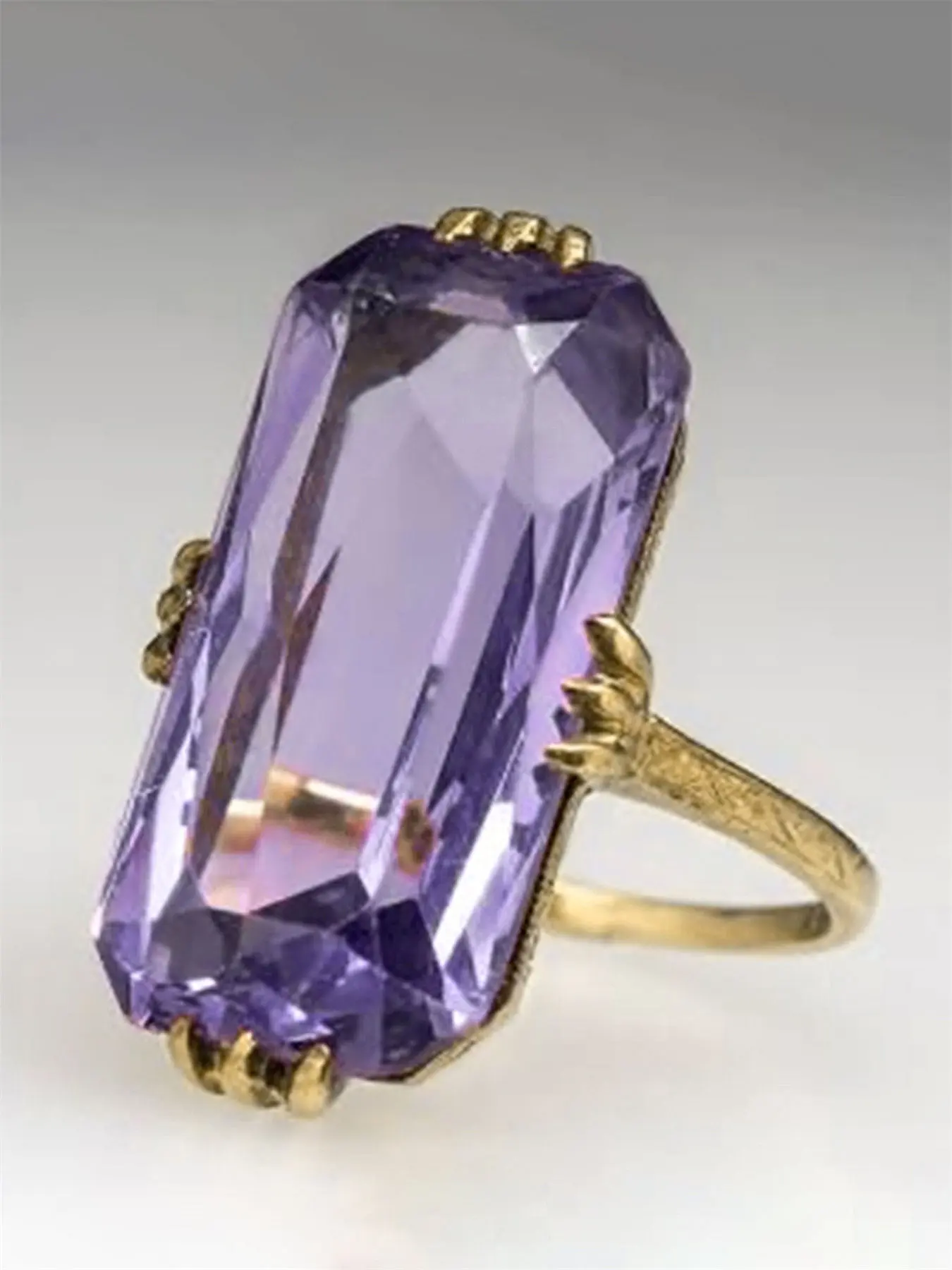 1 PC Luxury Cubic Zirconia Inlaid Zircon Elegant Engagement Ring For Women For Wedding Party Jewelry Valentine's Day Gift