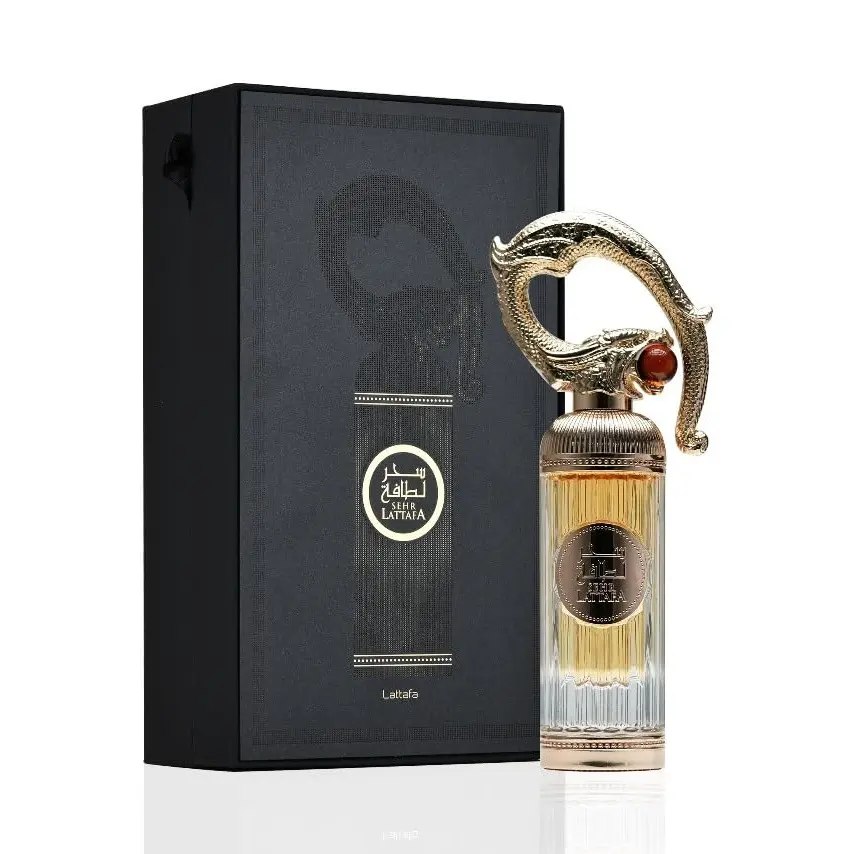 Lattafa Sehr Eau de Parfum Spray for Unisex 3.4 Ounce Luxurious Aroma Concentrated Perfume Oil with Cinnamon Jasmine & Vanilla Absolute