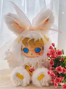 QIQI-MENGQI unique 600% series Mystery Boxes Bag Pendant Bunny Plush Dolls Soft Collectibles （Hidden Style 2/28+ Surprise Styles 2/28）