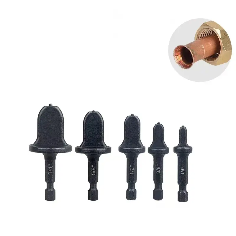 5-Piece Copper Pipe Expander Set, Manual Tubing Cutter Tool Kit for Air Conditioning Repair, Heavy Duty High-Quality Metal Hvac Tools