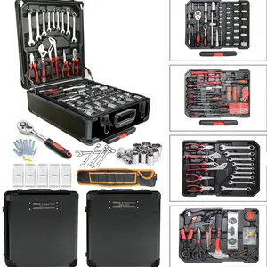 Large Capacity Metal Hand Toolbox