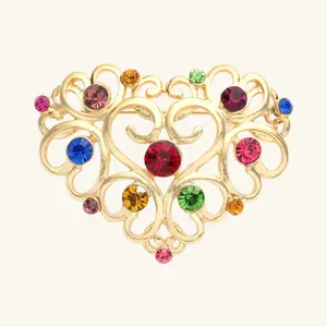 Parisian Heart Brooch