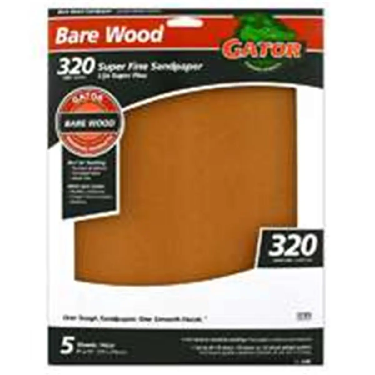 212 MAIN Super Fine Sandpaper, 5-Pack Value Set, 9x11 in 320 Grit, Best for Sanding by Hand or Machine, Automotive & Motorcycle Paint Care, Wood & Cabinets Furniture Surface Prep