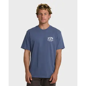 BILLABONG Men's Flower Premium Short Sleeve T-Shirt, 100% Cotton Soft Print Tee, Retro Casual T Shirt