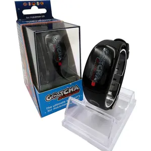 Datel Go-tcha Evolve LED-Touch Wristband Watch for Pokemon Go with Auto Catch and Auto Spin - Black/Gray
