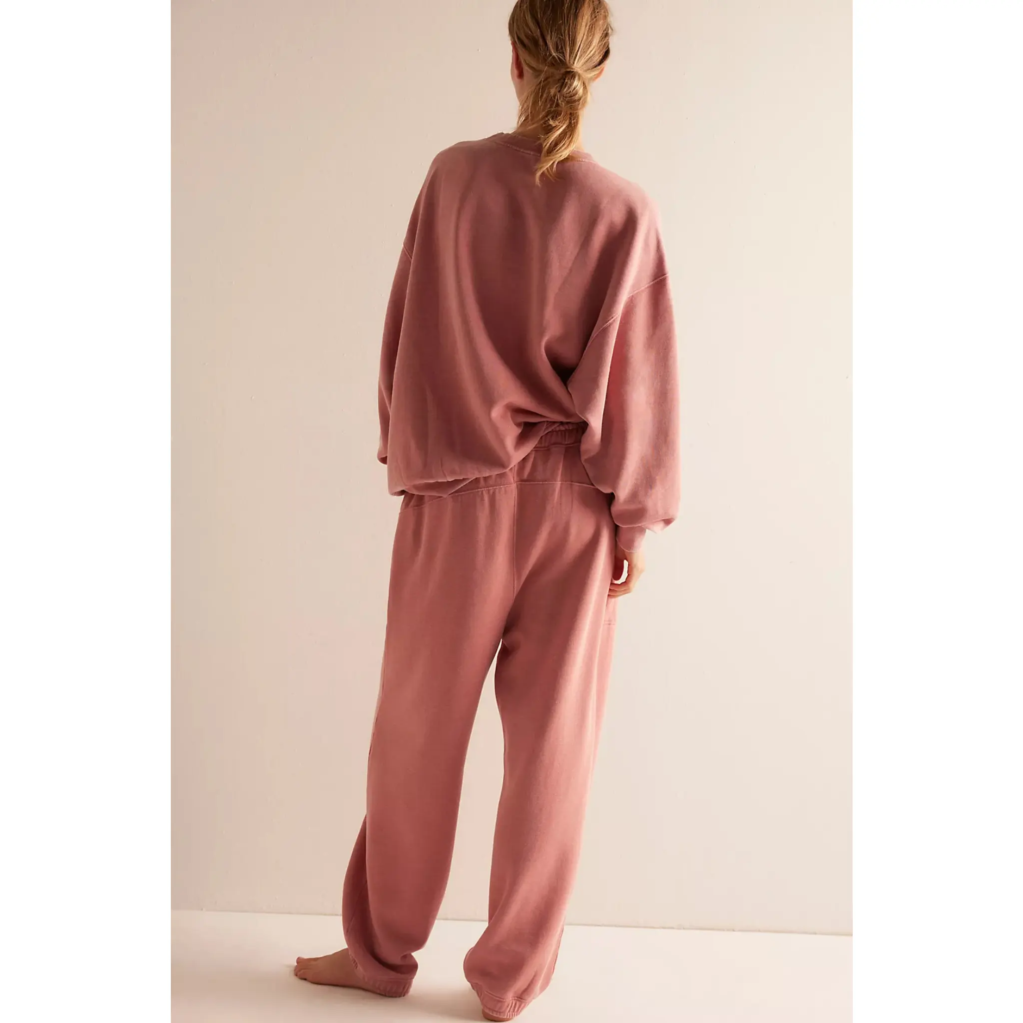 Free People Women's Slow It Down Jogger in Rose Dawn