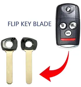 Set of 2 Flip Key Blades Compatible with Acura MDX, RDX, TL, TSX, ZDX (2007–2013), HO01