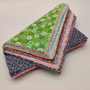 100pcs Handmade Patchwork, Sewing Printed Fabric, Diy Cloth For Beginner Craftsmen, Christmas Gift Textile