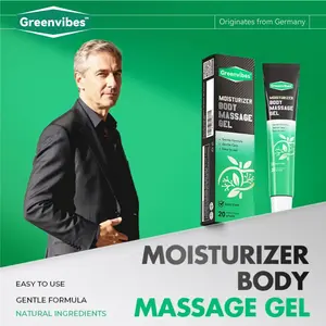 GreenVibes 1 Men's Care Gel | Massage for men to relax and moisturize
