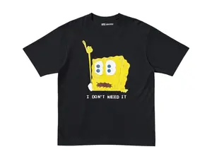 Uniqlo x CPFM Spongebob Squarepants UT Graphic T-Shirt Black (men) by StockX