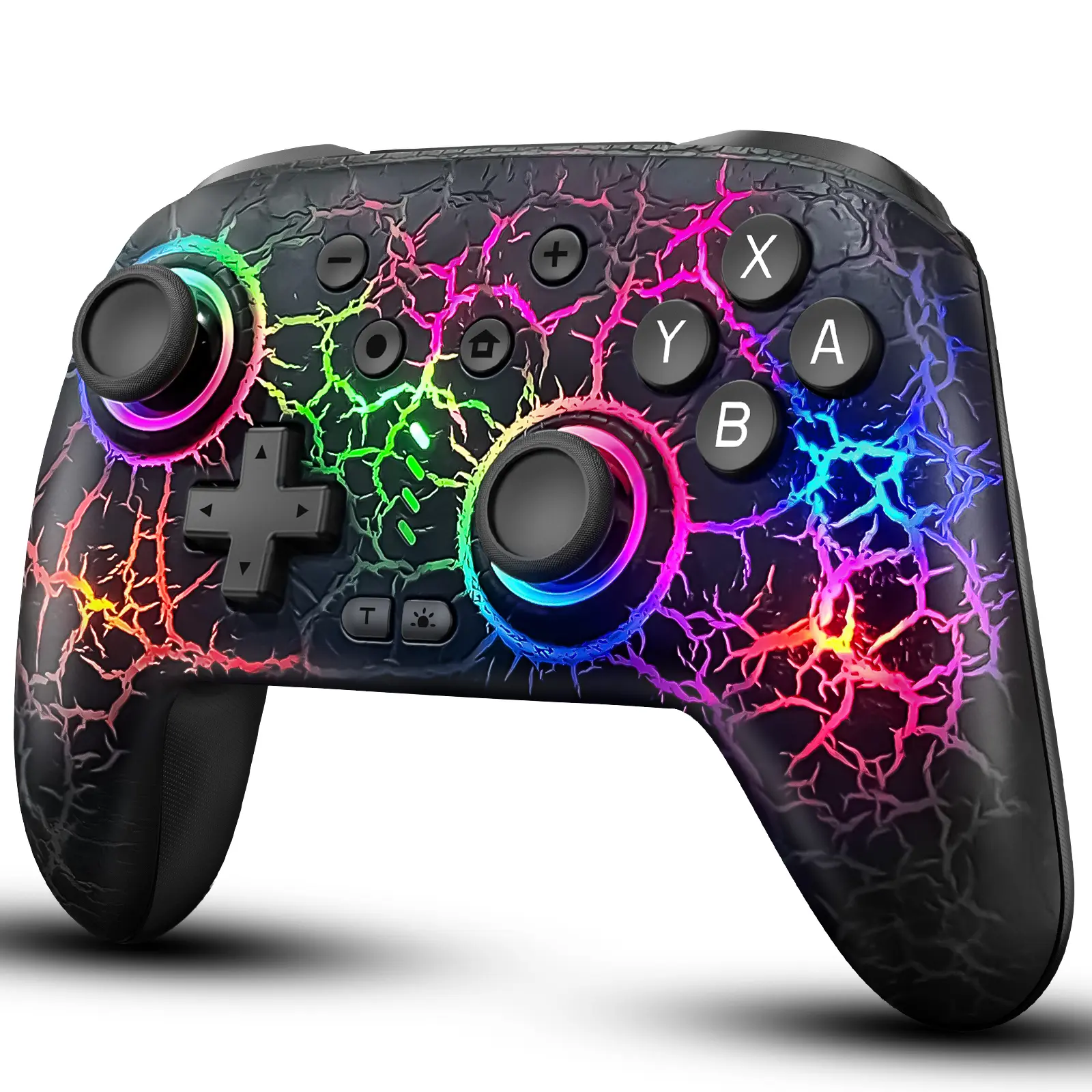 ZRZLMVP 2025 Upgraded Switch Controller Wireless Control - Compatible with Switch/OLED/Lite, Rechargeable Controllers Compatibility iOS/Android/PC, RBG LED, Turbo, Vibration, Wake Up Console