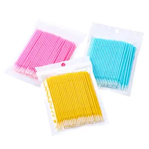 Disposable Eyelash Extension Cleaning Stick, 100pcs Single Use Tools for Salon & Home Use, Professional Makeup Accessories