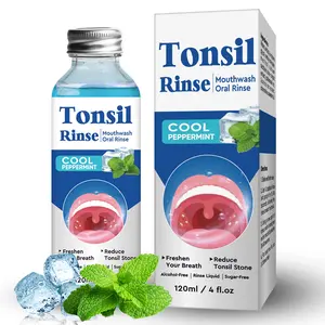 Tonsil Stone Remover – Natural Mouthwash for Tonsil Stone Removal, Fresh Breath & Dry Mouth Relief – 120ml Oral Rinse for Bad Breath, Soothing & Refreshing Formula