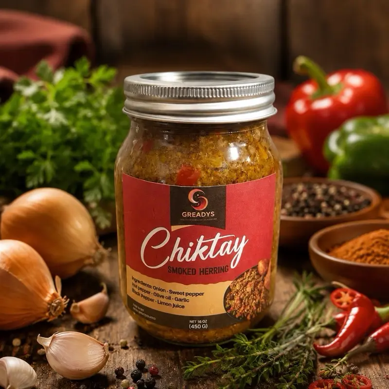 Haitian Smoked Herring Chiktay-Chiktay Aranso-16oz Flavor
