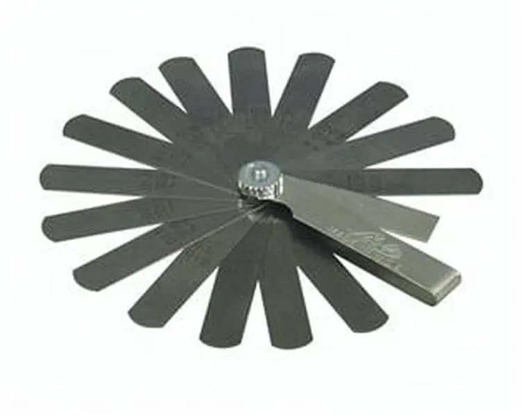 LISLE 67950 Standard Feeler Gauge - 15 Blades, Precision Tool for Accurate Measurements & Gauging Thickness (Tools & Hardware, Physical Measuring Instrument)