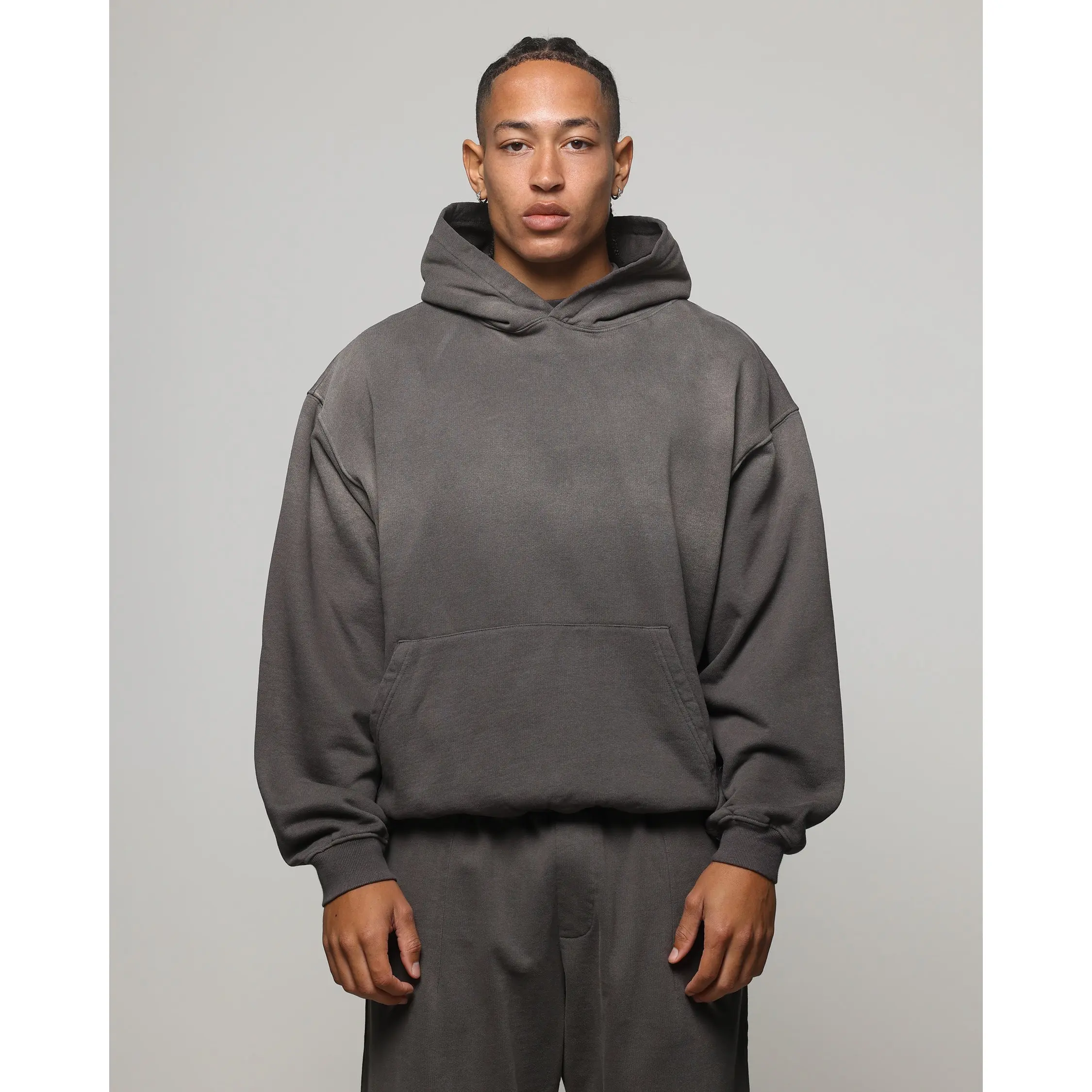 American Thrift Pullover Hoodie Washed Charcoal