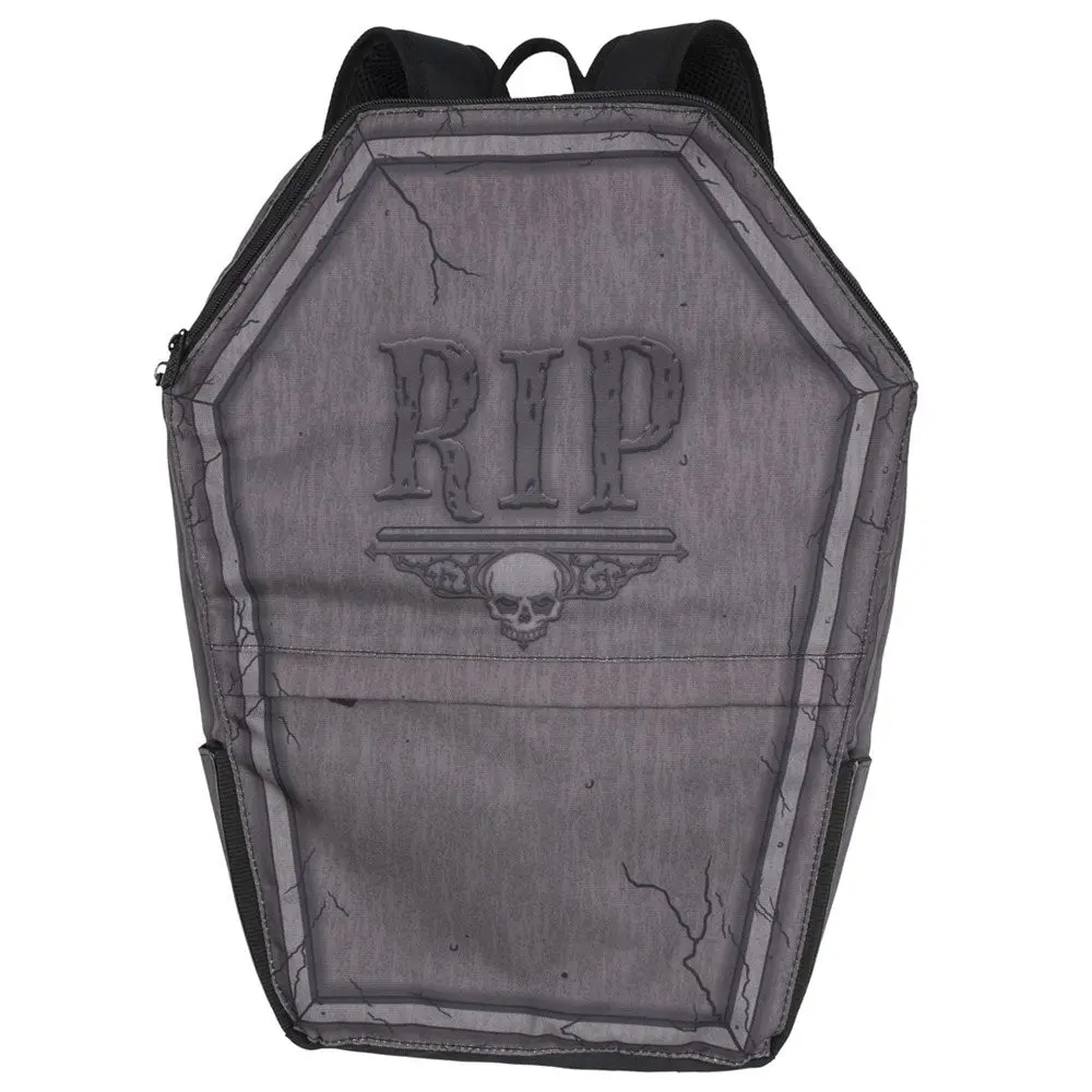 Tombstone Coffin Backpack Book Bag Tombstone Coffin Backpack Book Bag