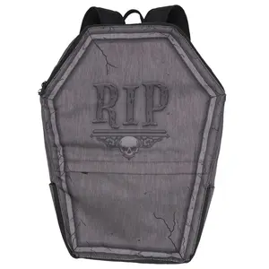 Tombstone Coffin Backpack Book Bag