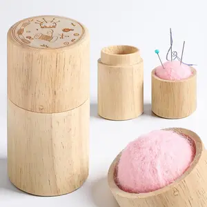 Wooden  Holder, Portable  Case Box, Sewing  Storage,  Organizer for Embroidery and Craft Essentials Supplies