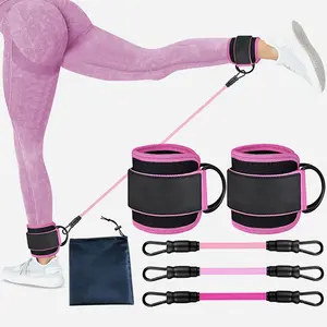 Exercise strength fitness resistance band, hip and leg training equipment, resistance band explosive training elastic rope, jumping resistance band
