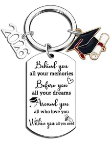 2026 Graduation Gifts for Her Him Class Of 2026 Graduation Keychain Minimalist Design Keychain for University College Middle High School Graduate 2026 Souvenir for Senior Masters Degree Student