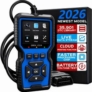 OBD2 Scanner Diagnostic Tool – Engine Code Reader with Live Data Stream, Battery Test, I/M Readiness & DTC Lookup for Accurate Vehicle Fault Diagnosis