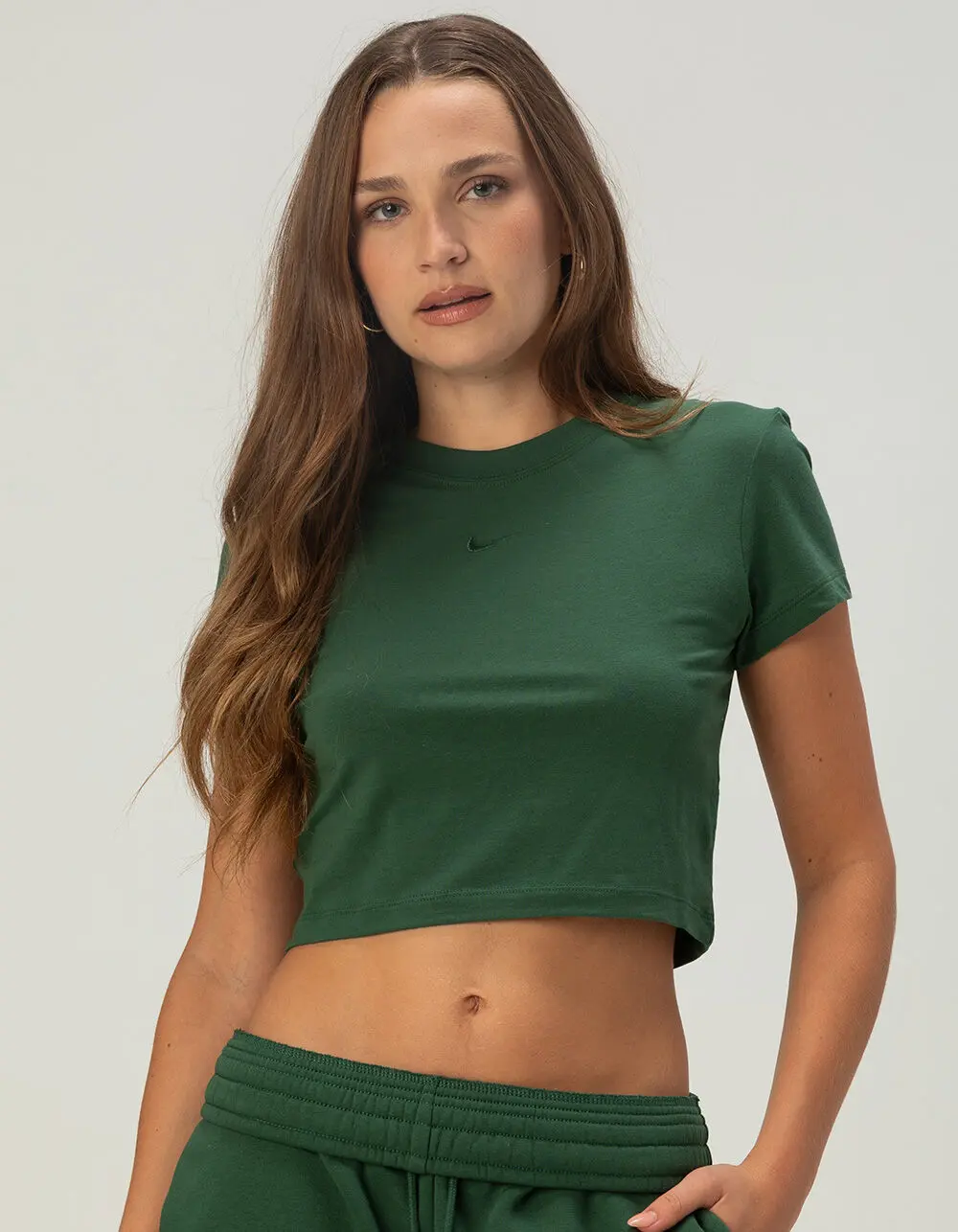 NIKE Sportswear Chill Knit Womens Crop Tee