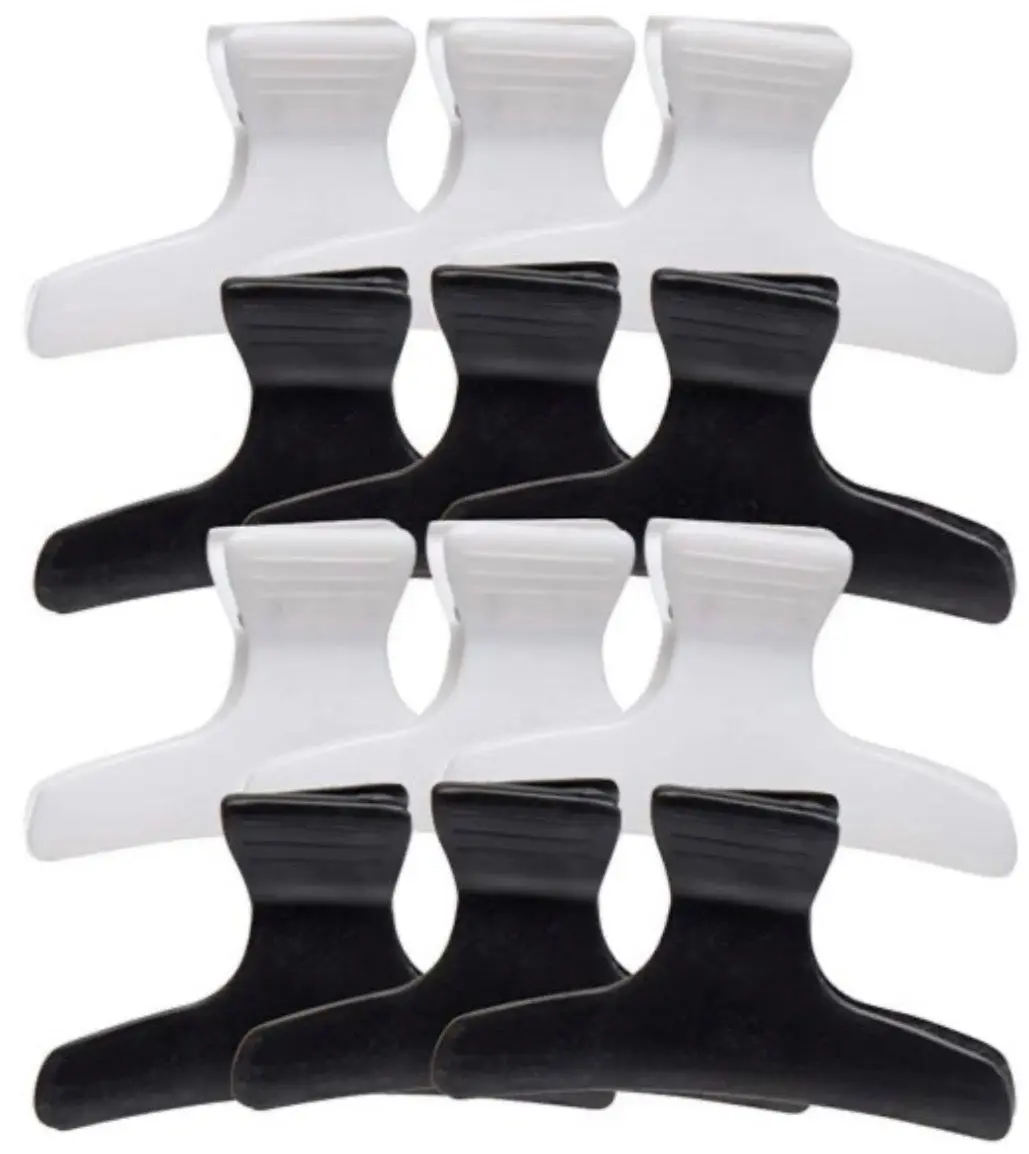 Laina Wide Butterfly Clamps 12 Pk