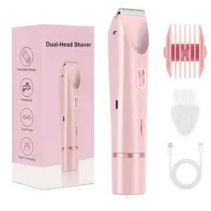 USB Rechargeable Women's Electric Bikini Razor, Waterproof Full Body Hair Trimmer, Trimmer Shaver, Underarm, Leg, Arm, Face Beard Remover