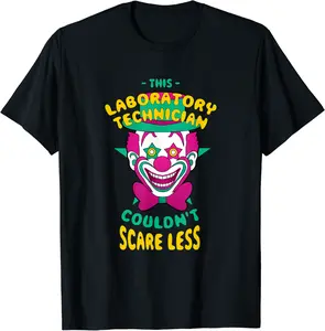 This Laboratory Technician Couldn't Scare Less Halloween T-Shirt - Jessicabal Shop 76B09FZ6XJYZ
