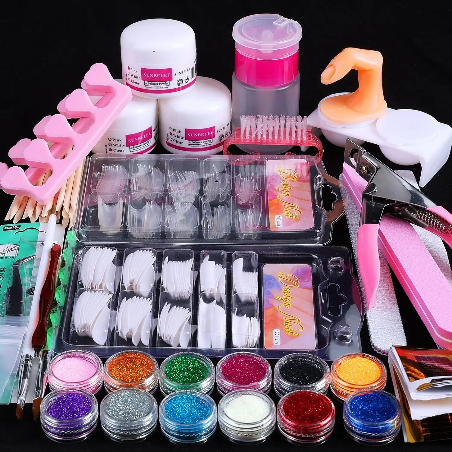 Nail Kit Set Professional Acrylic with Everything