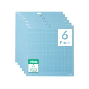 Cricut Light Grip Machine Mat - 12 in x 12 in (6 ct)