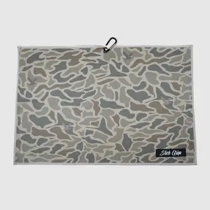 Stick Grips Camo Golf Towel